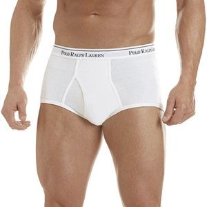 Ralph Lauren  Big and Tall Classic Mid-Rise Brief‎ 2-Pack NEW
